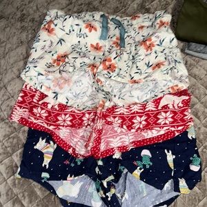 Sleep shorts. 3 for $15